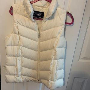 Never worn off-white lands end vest